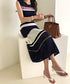 Striped Mesh Dress